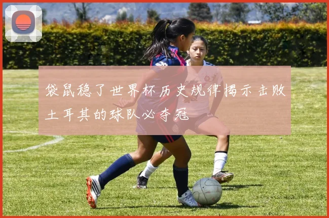袋鼠稳了世界杯历史规律揭示击败土耳其的球队必夺冠
